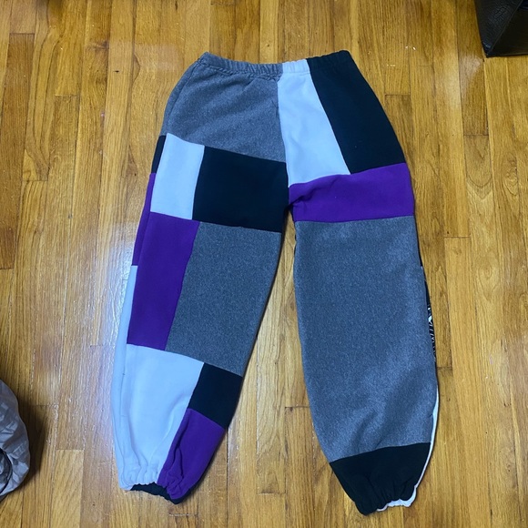 Reworked Justin Bieber Patchwork Sweatpants - Picture 6 of 6